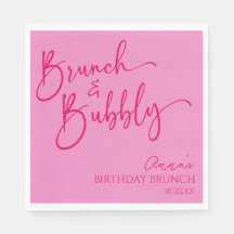 Brunch Rosa Quente e Festa de Brunch Borracha de A