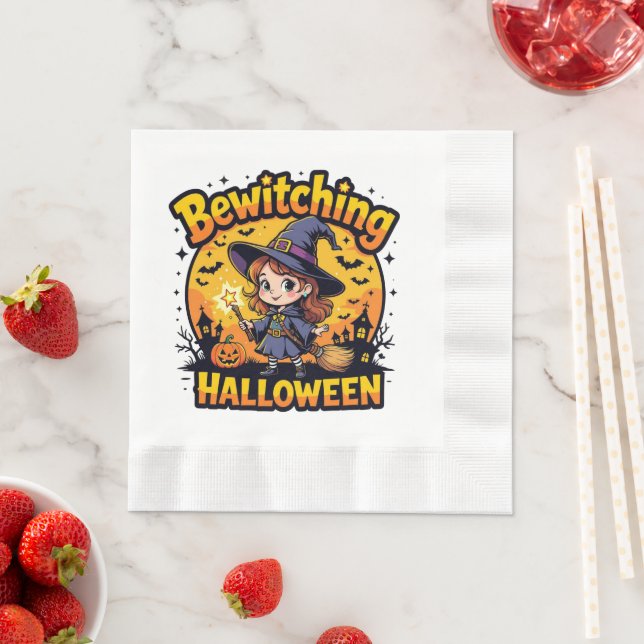 Guardanapo De Papel Bruxa Clássica Bewitching Halloween (Insitu)