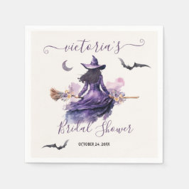Guardanapo De Papel Bruxa está se casando Festa de Noivado de Hallowee