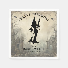 Guardanapo De Papel bruxas modernas do Halloween