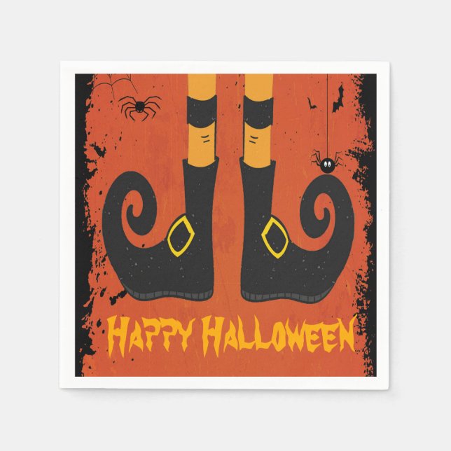 Guardanapo De Papel bruxas no Halloween (Frente)