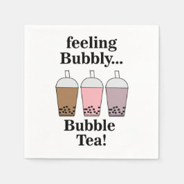Guardanapo De Papel Bubble Tea Party