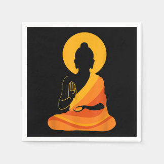 Guardanapo De Papel Buddha YingYang Zen Yoga, relaxe, aproveite a vida