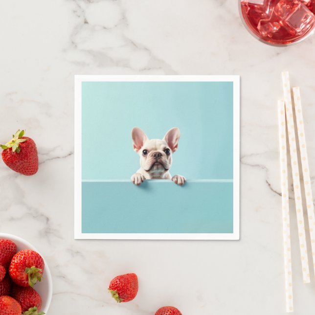 Guardanapo De Papel Buldogue Francês (Insitu)