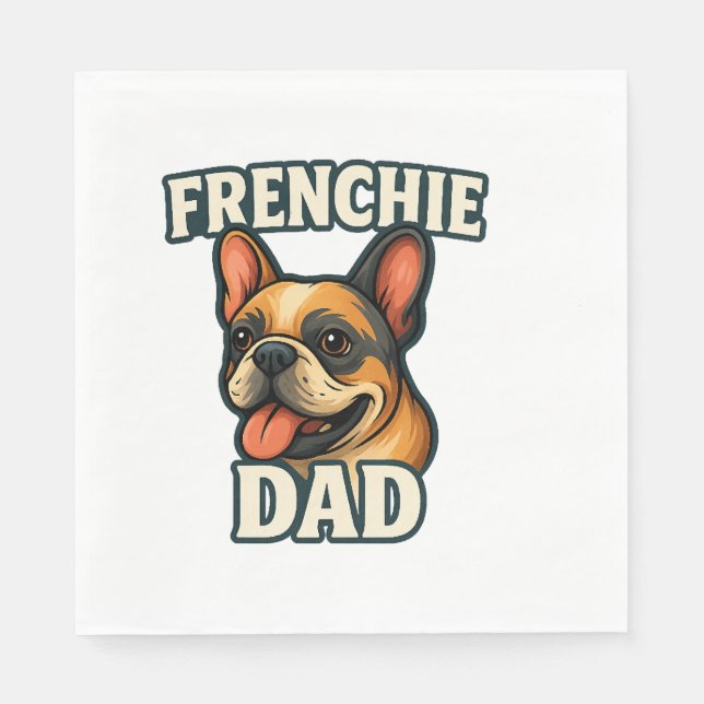 Guardanapo De Papel Buldogue Francês (Frente)