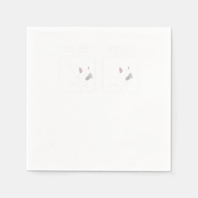 Guardanapo De Papel Buldogue Francês (Frente)