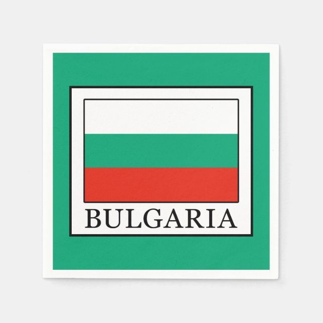 Guardanapo De Papel Bulgária (Frente)