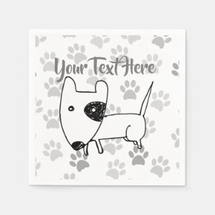 Guardanapo De Papel Bull Terrier inglês