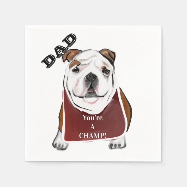 GUARDANAPO DE PAPEL BULLDOG (Frente)
