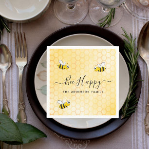 Guardanapo De Papel Bumble bees bree happy summer fun humor name