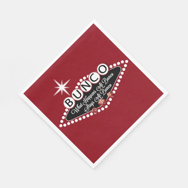 Guardanapo De Papel Bunco - O Que Acontece Em Bunco (Quina)