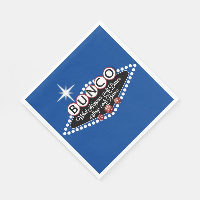 Guardanapo De Papel Bunco - O Que Acontece No Azul Funny Bunco (Quina)