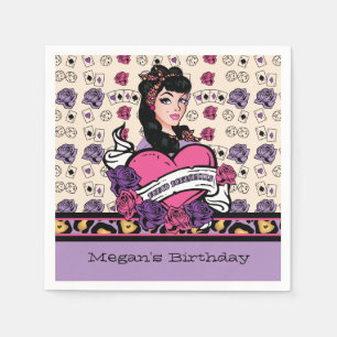 Guardanapo De Papel Bunco, Pin-up