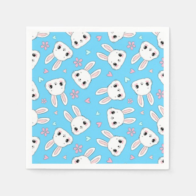 Guardanapo De Papel Bunnies (Frente)