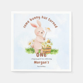 Guardanapo De Papel Bunny Está Transformando Um primeiro aniversario B