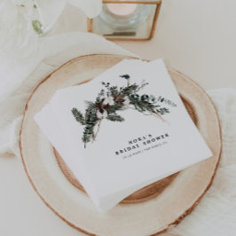 Guardanapo De Papel Buquê de Verdura de Inverno