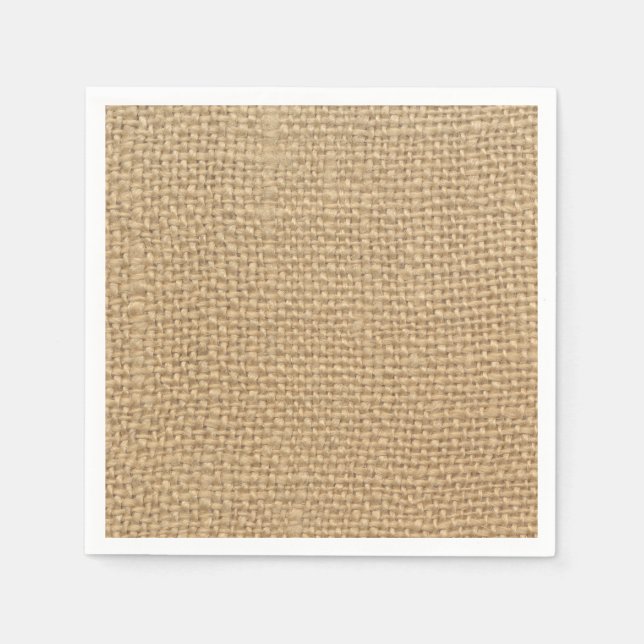 Guardanapo De Papel Burlap Rustic (Frente)