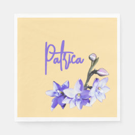 Guardanapo De Papel Butter Yellow & Lilac SunOrchid Birthday