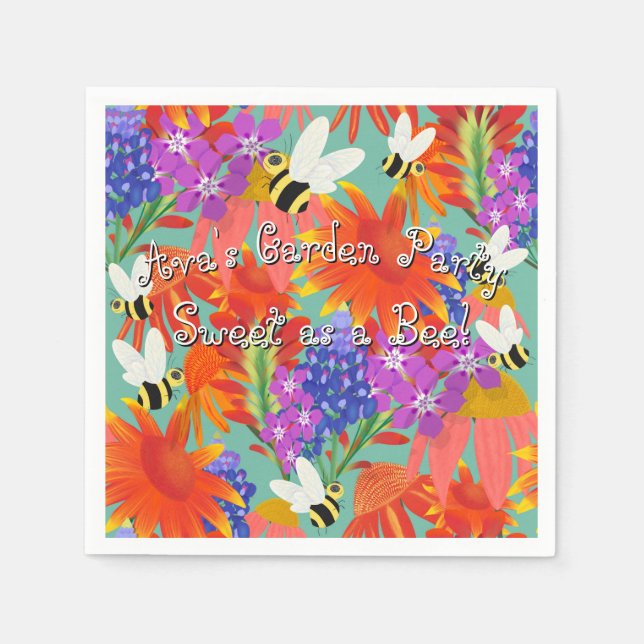 Guardanapo De Papel Buzz Entre Sangue-Mint Meadow (Frente)