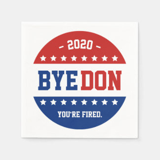 Guardanapo De Papel BYEDON Anti-Trump Nunca Trump Biden 2020