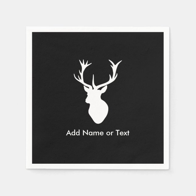 Guardanapo De Papel Cabeça Branca de Stag com Alças (Frente)