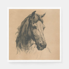 Guardanapo De Papel Cabeça de Cavalo (por Heywood Hardy)