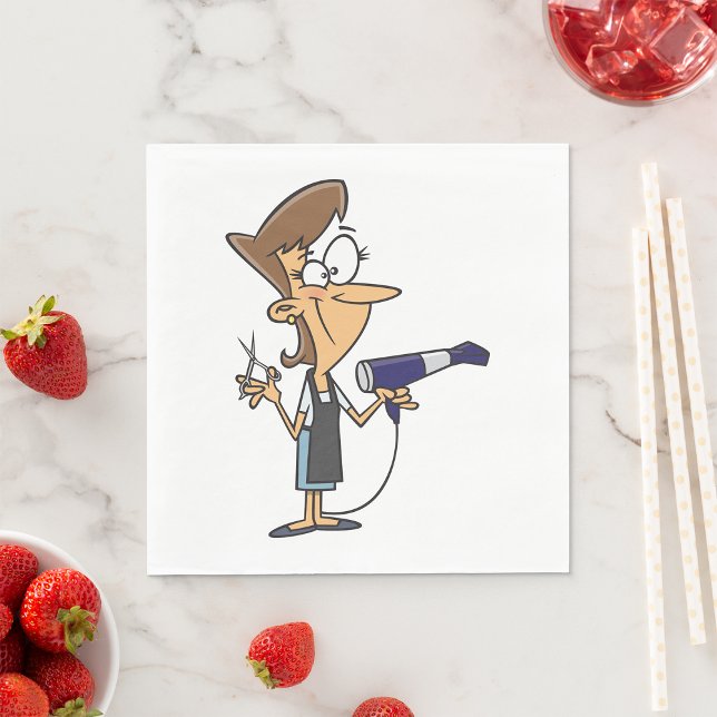 Guardanapo De Papel Cabeleireiro No Trabalho (Criador carregado)