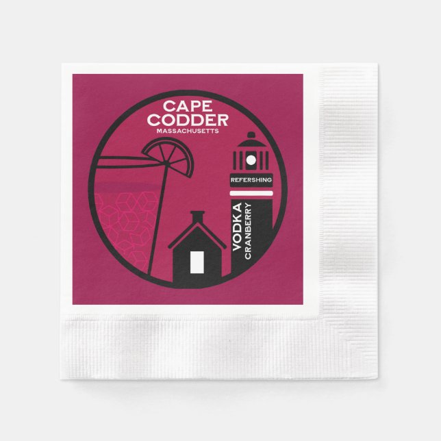 Guardanapo De Papel Cabo Codder Cocktail (Frente)