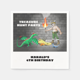 Guardanapo De Papel Caça ao Tesouro Viking
