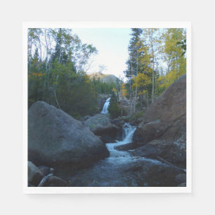 Guardanapo De Papel Cachoeira Alberta ao Nascer do Sol nas Montanhas R