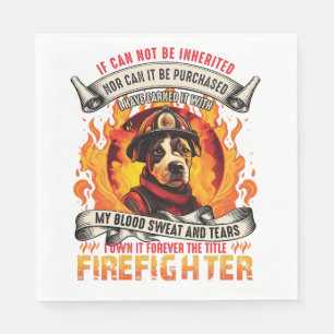 Guardanapo De Papel Cachorro Bombeiro