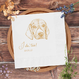 Guardanapo De Papel Cachorro Catahoula Eu Faço Casamento De Cachorro P