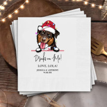 Cachorro Collie Sério Bebidas Personalizadas em Mi