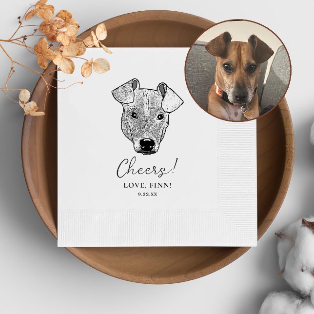 Guardanapo De Papel Cachorro de Potcake Personalizado Cheios Napkins (Criador carregado)