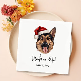Guardanapo De Papel Cachorro german shepherd - Bebidas Personalizadas 