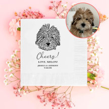 Cachorro Havanês Personalizado Cheios Napkins
