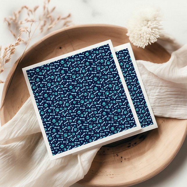 Guardanapo De Papel Cachorro Personalizado Aniversário Pato Azul Impri (Criador carregado)