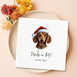Guardanapo De Papel Cachorro Personalizado Bebidas Em Mim
