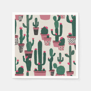 Guardanapo De Papel Cactus
