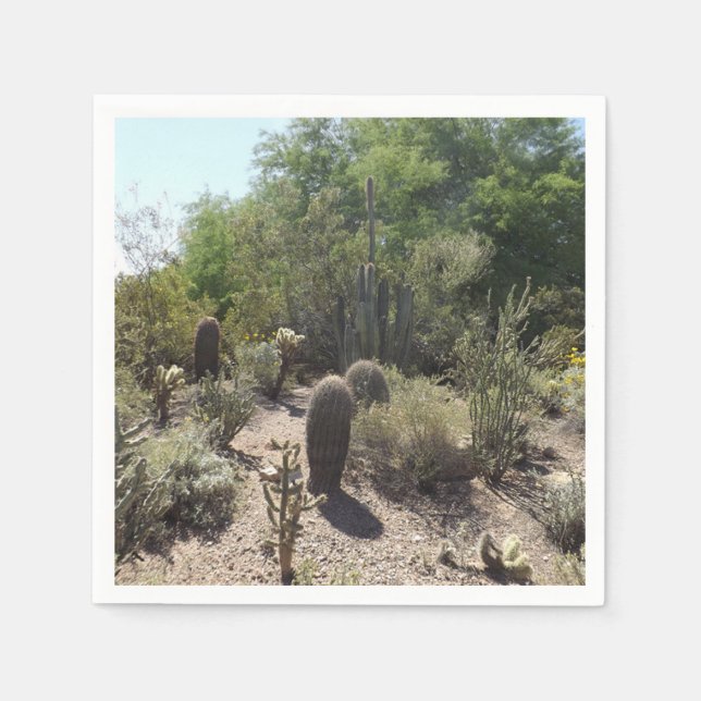 Guardanapo De Papel Cactus Paper Napkin (Frente)