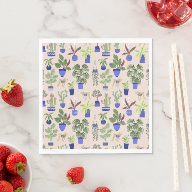 Guardanapo De Papel Cactus Pattern (Insitu)