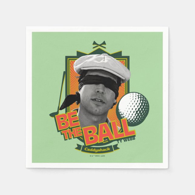 Guardanapo De Papel Caddyshack | Seja A Bola (Frente)