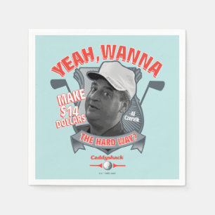 Guardanapo De Papel Caddyshack Sim, Quer Ganhar 14 Dólares No Caminh