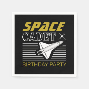 Guardanapo De Papel Cadete espacial, nave espacial, Aniversário