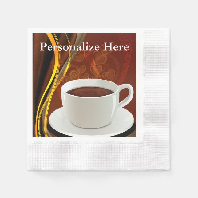 Guardanapo De Papel Café Art (Frente)