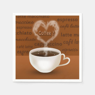 Guardanapo De Papel Café? Fumaça em forma de coração