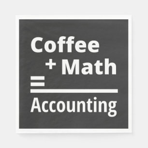 Guardanapo De Papel Café + Matemática = Contabilidade