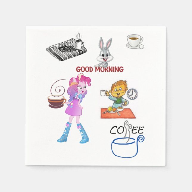 Guardanapo De Papel Café Napkin Tea (Frente)