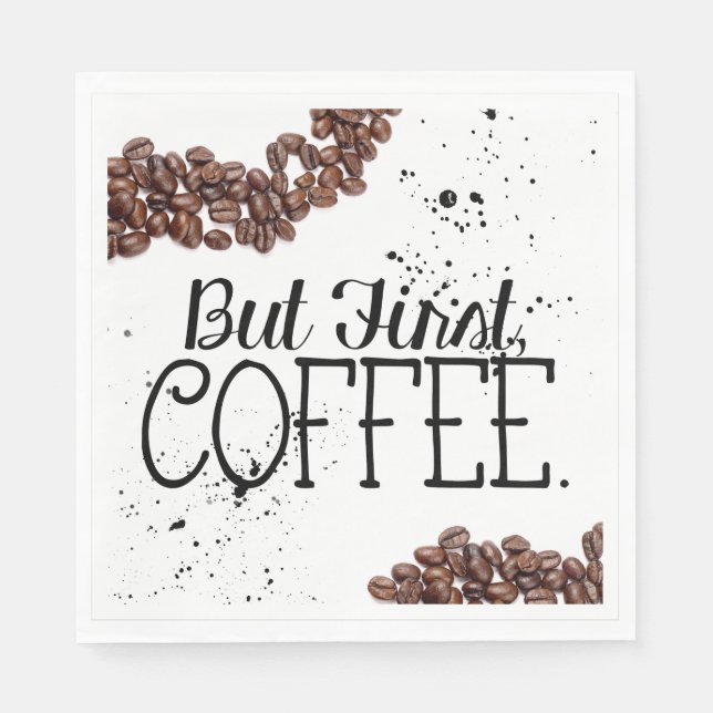 Guardanapo De Papel Café Papel Pensado Nápoles (Frente)