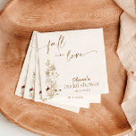 Guardanapo De Papel Cair No Chá de panela De Amor, Queda De Bridal De<br><div class="desc">Estes Chás de panela de Cachorro do Amor Napkins apresentam florais de flores silvestres pintados manualmente e é uma maneira perfeita de sotaque seu chá de panela, comida ou mesa de sobremesa! Edite facilmente a maioria dos textos, cores de texto e cores de fundo para corresponder ao seu estilo e...</div>